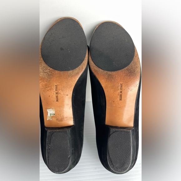 Salvatore Ferragamo Vera Bow SEUDE Shoes Classic black Size 6B READ please - Picture 14 of 14